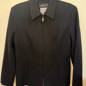 VINTAR Sag Harbor Women's Black Wool Y2K/90s Jacket